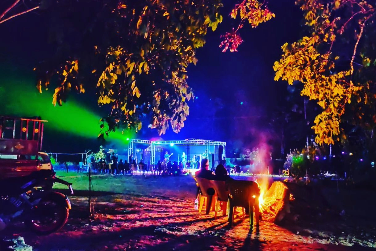 Party lawn at Green Yard Eco Resort